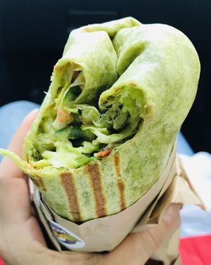 Guacamole wrap  at Momencik in Warsaw