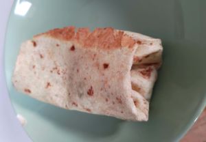 Vegan Burrito with pineapple at Momencik in Warsaw