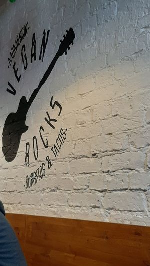 Painted wall at Momencik in Warsaw