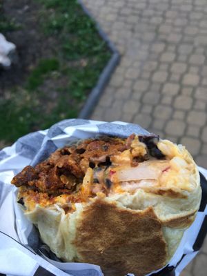 California burrito at Momencik in Warsaw