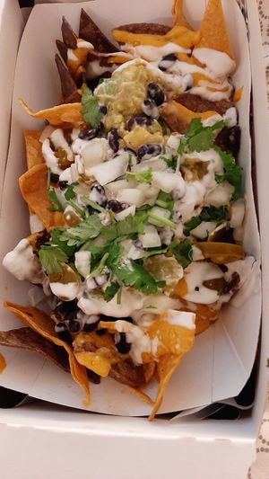 Nachos with guacamole at Momencik in Warsaw