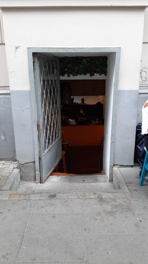 Entrance at Momencik in Warsaw