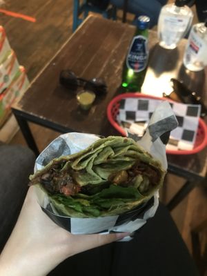 Burrito at Momencik in Warsaw