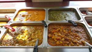 buffet at Govinda's Garden in Pendleton