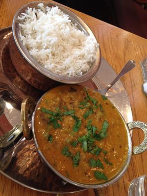 Bhaigan Bharta at Govinda's Garden in Pendleton