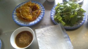 Banh Xeo (savoury Vietnamese crepe). at An Nhu in Hoi An