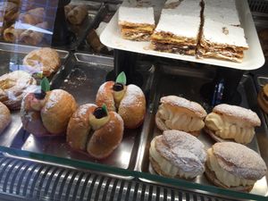 We didn't get the peach-like thing but it looks good! at Fratelli Piermattei in Rome