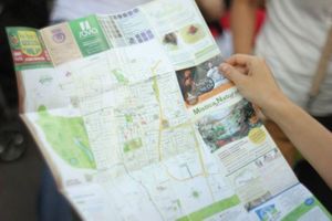 Inside Map // Mapa en el interior at Mendoza Verdoza in Mendoza