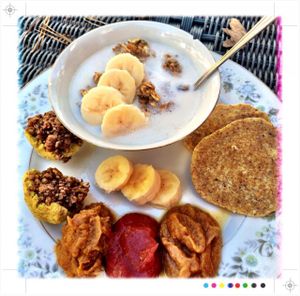 Miss Helens Creative Artsy start to the day! at The Graff Academy of Raw Food Education in Roswell