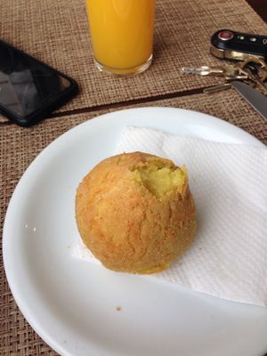 The best vegan coxinha in town.  at Cannelle Doces Especiais in Brasilia