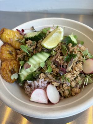 Laos larb  at King CookDaily in East London