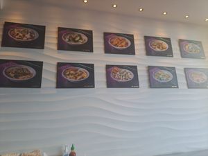 Images of menu at King CookDaily in East London