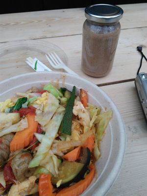 The Hard Bowl and the banana-cinnamon smoothie at King CookDaily in East London