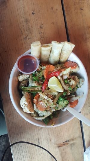 Spring rolls add-on at King CookDaily in East London