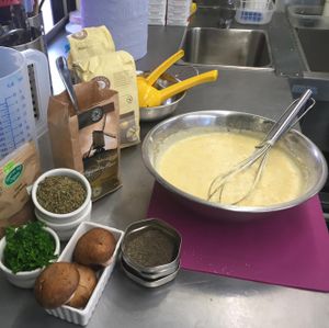 prep time for ... Just Fritters at Just FaB - Food Bus in East London