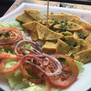 Just Panelle - gluten free version  at Just FaB - Food Bus in East London