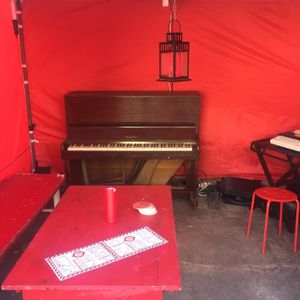 Poetry Corner  at Just FaB - Food Bus in East London