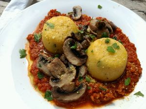 polenta at Just FaB - Food Bus in East London