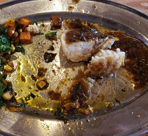 Green Sage veganized breakfast plate oil. at Green Sage Cafe - Westgate in Asheville