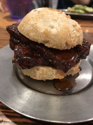 Tempeh Breakfast Biscuit!  at Green Sage Cafe - Westgate in Asheville