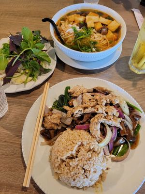 Our lunches at The Purple Mint - El Cajon Blvd in San Diego