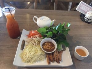 ";chicken"; lettuce wraps at The Purple Mint - El Cajon Blvd in San Diego