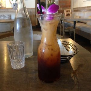 vegan Thai tea at The Purple Mint - El Cajon Blvd in San Diego