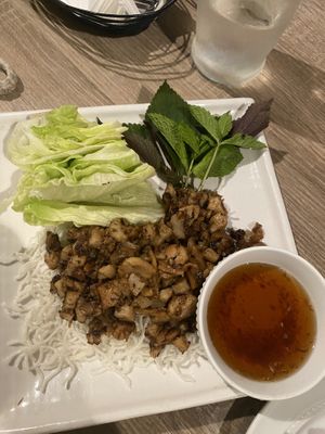 crunchy lettuce “duck” wraps  at The Purple Mint - El Cajon Blvd in San Diego