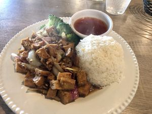 Lemon Grass and tofu!   at The Purple Mint - El Cajon Blvd in San Diego