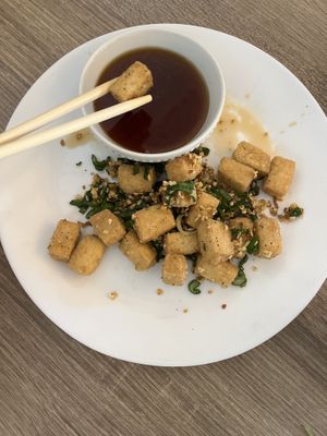 crispy tofu   at The Purple Mint - El Cajon Blvd in San Diego