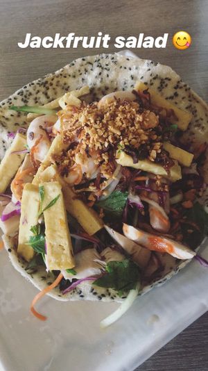 Jackfruit salad!  at The Purple Mint - El Cajon Blvd in San Diego