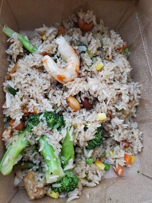 House combo fried rice at The Purple Mint - El Cajon Blvd in San Diego