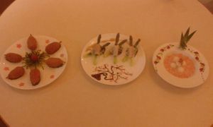 Food at Joyous Vegetarian in Kowloon