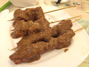 Vegetarian Satay at Joyous Vegetarian in Kowloon