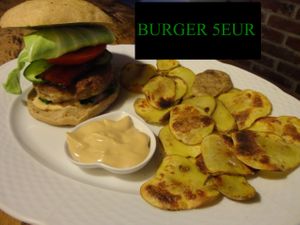 burger at Club Madrid in Kosice