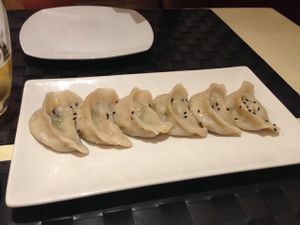jiaozi at Vegesana & One Ramen in Barcelona