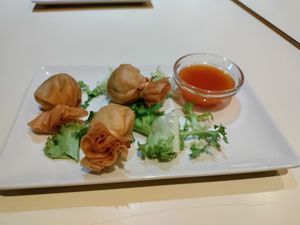 Dimsum (wontons) at Vegesana & One Ramen in Barcelona