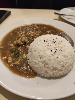 arroz al curry at Vegesana & One Ramen in Barcelona