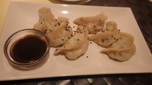 Gyozas at Vegesana & One Ramen in Barcelona