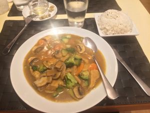 main course: curry at Vegesana & One Ramen in Barcelona