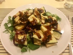 Berenjena Xuyiang at Vegesana & One Ramen in Barcelona