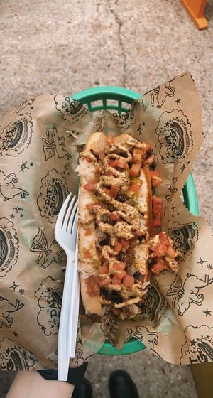vegan bratwurst   at Dat Dog - Magazine St in New Orleans