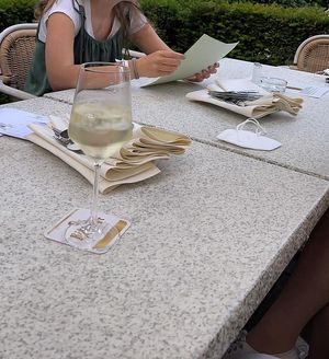 Outdoor seating   at Landhaus Beckmann in Kalkar