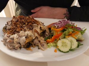 Grühnkohl-Lasagne at Landhaus Beckmann in Kalkar