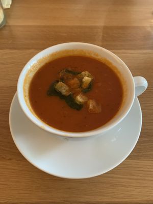Beste Tomatensuppe meines Lebens!   at Landhaus Beckmann in Kalkar