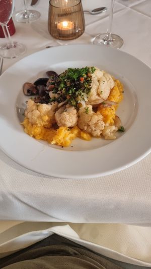 Cauliflower plate at Landhaus Beckmann in Kalkar