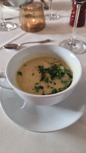 Potato's soup at Landhaus Beckmann in Kalkar