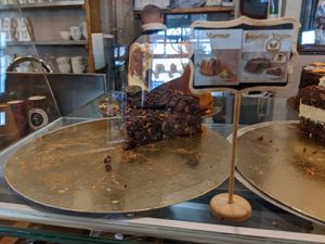 Vegan Brownie at Chocolate House - Herbes in Luxembourg City