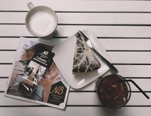 Brownie Coconut Cake at Chocolate House - Herbes in Luxembourg City