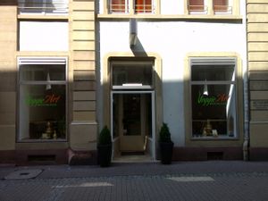 From outside at VeggieArt in Heidelberg